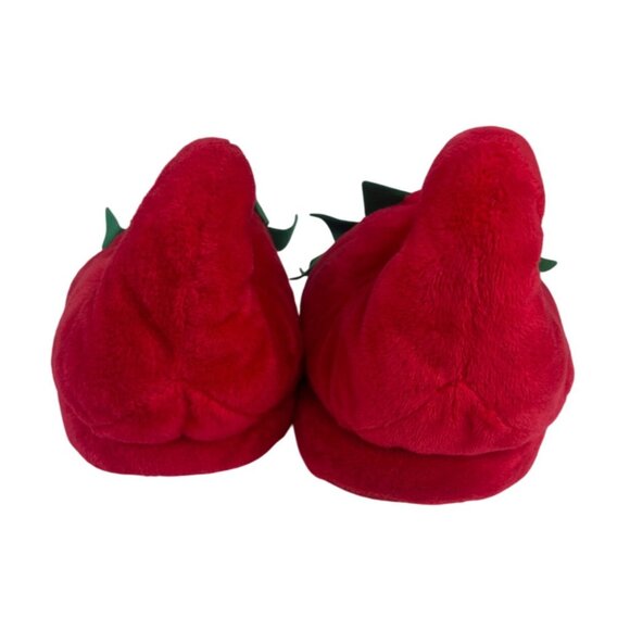 DanDee Collectors Choice Christmas Elf Slippers Medium Red Green Bells - Picture 7 of 8